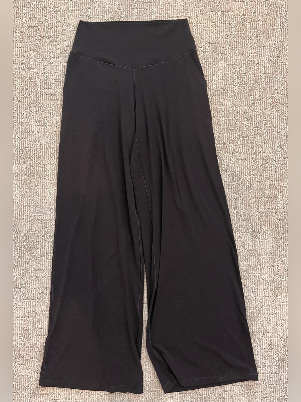 aerie Black Wide Leg Yoga Pants